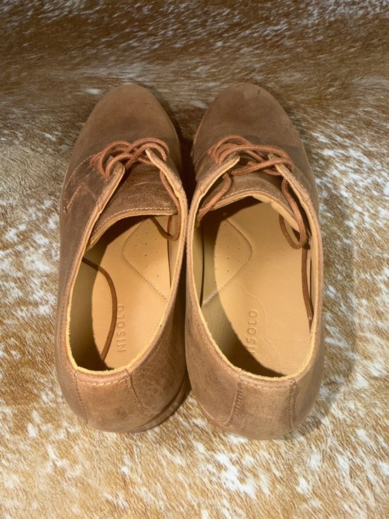 NEW NISOLO REY MENS EVERYDAY OXFORD LEATHER DRESS SHOE 8 1/2 - 9 *no size stamp* main image 6
